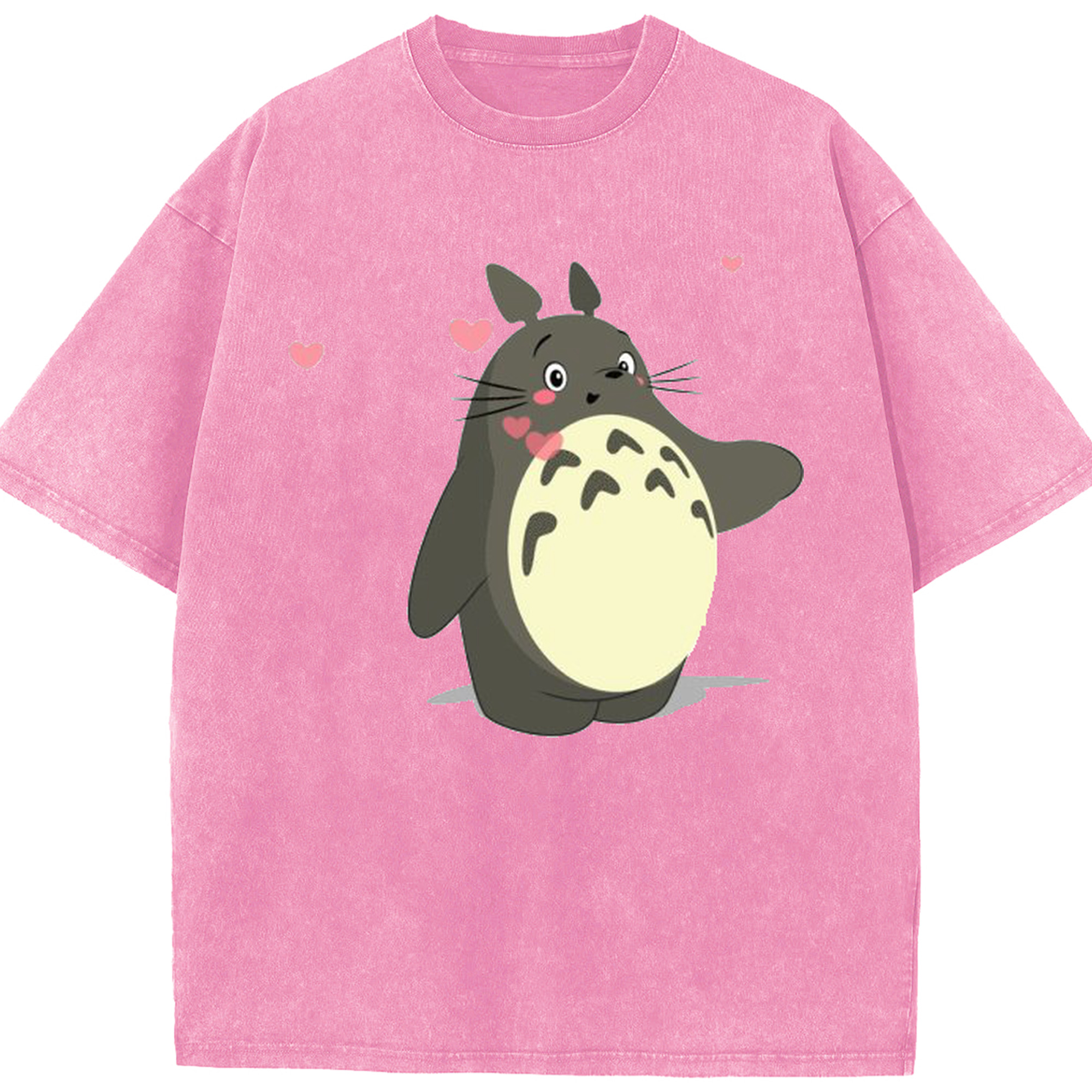 （画像用） となりのトトロ 草壁メイ 草壁サツキ My Neighbor Totoro Satsuki Kusakabe Mei Kusakabe 綿100% ヴィンテージ風 半袖Tシャツ（フロントプリント）